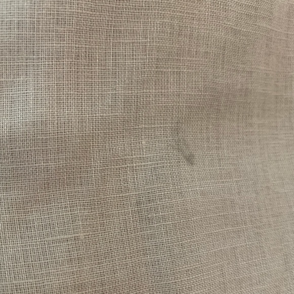 Odille Taupe/Grey Linen Pencil Skirt with Lace - Picture 6 of 6